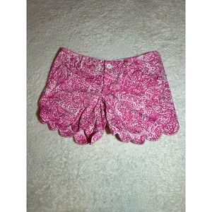 Lilly Pulitzer‎ Pink/White Buttercup Short Size 0/XS